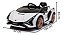 Mini Carro Carrinho Elétrico Infantil Criança 6v Lamborghini Sian Branco Licenciado - Importway - Imagem 4