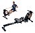 Aparelho Simulador De Remo Dobrável Importway Para Treino Completo Cardio E Musculação Em Casa - Imagem 1
