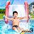 Escorregador Tobogã Inflável Importway Para Piscina Infantil Diversão Refrescante No Verão - Imagem 9