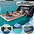 Boia Plataforma Flutuante Inflável 3x2m Para Piscina Lago Ou Mar Com Acessórios Completos Para Lanchas Barcos Iates - Imagem 7