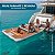 Boia Plataforma Flutuante Inflável 3x2m Para Piscina Lago Ou Mar Com Acessórios Completos Para Lanchas Barcos Iates - Imagem 5