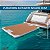 Boia Plataforma Flutuante Inflável 3x2m Para Piscina Lago Ou Mar Com Acessórios Completos Para Lanchas Barcos Iates - Imagem 3