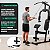 Máquina Estação de Musculação com Suporte Bíceps 68kg Para Treino Completo Em Casa Multifuncional - Importway - Imagem 6