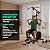 Aparelho Estação de Musculação Suporta até 150kg Multifuncional 9 Em 1 Para Treino Casa - Importway - Imagem 4