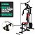 Aparelho Estação de Musculação Suporta até 150kg Multifuncional 9 Em 1 Para Treino Casa - Importway - Imagem 6