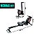 Aparelho Simulador De Remo Dobrável Magnético 8 Níveis de Intensidade Cardio Remador Remada Academia - Importway - Imagem 7