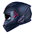 Capacete Fechado Asx City SV Solid Moto Fosco Preto/Grafite Esportivo Tamanho 60/L com Viseira Crista e Óculos Interno - Imagem 1