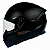 Capacete Fechado ASX City Solid Moto Preto Fosco Masculino Feminino Esportivo Tamanho 58/M com Viseira Cristal - Imagem 1