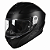 Capacete Fechado Asx Draken Solid Moto Preto Fosco Masculino Feminino Esportivo Tamanho 58 com Viseira Cristal - Imagem 6