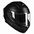 Capacete Fechado Asx Draken Solid Moto Preto Fosco Masculino Feminino Esportivo Tamanho 58 com Viseira Cristal - Imagem 5