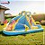 Mega Parque Aquático Playground Inflável 3,80m Com Canhão De Água Para Crianças Diversão No Verão - Imagem 9