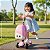 Patinete Elétrico Infantil 3 Rodas Com Mala Rosa Para Crianças A Partir De 4 Anos Com Luz E Freio - Imagem 8