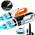 Aspirador de Pó Automotivo Portátil Lançamento Premium Seed On 180W Cabo Extra Longo 4m e Filtro Removível Preto/Laranja - Imagem 1