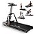 Esteira Ergométrica 7x1 Profissional Multifuncional Corrida Remo Abdominal Polia 127v Até 14km/h Treine Em Casa - Imagem 1