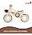 Bicicleta Balance Equilíbrio Infantil Branca Importway Com Som E Luz Ideal Para Crianças A Partir De 2 Anos - Imagem 4