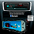 Kit Rádio Automotivo MP3 HT-1015 BT USB Controle por APP - H-tech + Par Alto Falante Cinza 6" 140W 4R Quadriaxial 4 Vias - Imagem 7