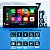 Kit Multimidia MP5 2DIN 7" Full Touch HT-3827CA CarPlay Android Auto Sem Fio BT USB SD AUX + Moldura Black Piano AP939 - Imagem 4