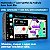 Kit Multimidia MP5 2DIN 7" Full Touch HT-3827CA CarPlay Android Auto Sem Fio BT USB SD AUX + Moldura Black Piano AP939 - Imagem 3