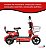 Bicicleta Elétrica 48v 500w Bateria Removível Alta Autonomia Velocidade 42kmh Alarme Chave Antifurto Bike Urbana Scooter Moto Vermelha - Imagem 4