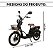Bicicleta Elétrica 48v 500w Preta Importway Alarme Antifurto Velocidade 42kmh Alta Autonomia Bateria Removivel Scooter - Imagem 3
