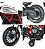 Mini Moto Elétrica Infantil Ducati Scrambler 12v Vermelha Luz Som Usb Duas Velocidades - Imagem 5