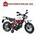 Mini Moto Elétrica Infantil Ducati Scrambler 12v Vermelha Luz Som Usb Duas Velocidades - Imagem 7