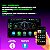 Multimídia 7 Pol Bluetooth USB Com CarPlay e Android Auto Sem Fio Moldura GM Vectra GT Meriva Montana Corsa Câmera de Ré - Imagem 5