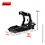 Cockpit Gamer 4.0 Plus Suporte p/Volante e Pedais Com Banco P1 Jogos de Corrida Simuladores Horizontal Extreme Simracing - Imagem 10