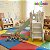 Playground Infantil 7x1 Parquinho Verde Multifuncional Com Escorregador Duplo Balanço Música Completo - Imagem 8