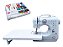 Máquina De Costura Portátil Com Kit Completo Mesa Extensora Luz Pedal E Bivolt Para Iniciantes - Imagem 1