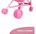 Carrinho De Boneca Guarda Chuva Rosa Com Boneca Infantil Leve Dobrável Para Passeio E Diversão - Imagem 7