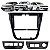 Moldura 9 Polegadas Acabamento Painel Vw Gol G5 Voyage Saveiro Cor Black Piano Expex - Imagem 1