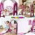 Playground 3 Em 1 Escorregador Balanço Basquete Rosa Infantil Importway Crianças 2 Anos - Imagem 9