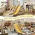 Playground 3 Em 1 Escorregador Balanço Basquete Bege Infantil Importway Crianças 2 Anos Premium - Imagem 3