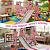 Playground Infantil 3 Em 1 Rosa Com Escorregador Balanço E Cesta De Basquete Importway Premium - Imagem 3