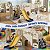 Playground Infantil 4 Em 1 Bege Com Escorregador Balanço Ponte E Basquete Importway - Imagem 3