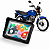 Multimídia para Moto Honda Fan 125 5 Polegadas com Carplay Android Auto Bluetooth Espelhamento Sem Fio À prova d’água - Imagem 1