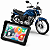 Multimídia Moto 5 Polegadas Honda Start 160 2016 até 2026 Apple Carplay e Android Auto Bluetooth Sem Fio À Prova D’Água - Imagem 1