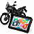 Multimídia Moto 5 Polegadas Honda Sahara 300 2024 até 2026 Apple Carplay e Android Auto Bluetooth Sem Fio À Prova D’Água - Imagem 1
