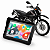 Multimídia Moto 5 Polegadas Honda Falcon 400 1999 até 2008 Apple Carplay e Android Auto Bluetooth Sem Fio À Prova D’Água - Imagem 1
