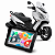 Multimídia Moto 5 Pol Suzuki Burgman 400 2005 até 2026 Com Apple Carplay e Android Auto Bluetooth Sem Fio À Prova D’Água - Imagem 1