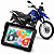 Multimídia Para Motos 5 Polegadas Yamaha Crosser 150 2014 até 2026 Carplay Android Auto Bluetooth Sem Fio À Prova D’água - Imagem 1
