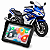 Multimídia Motos 5 Polegadas Suzuki GSX-650F 2009 até 2016 Com Carplay e Android Auto Bluetooth Sem Fio À Prova D’água - Imagem 1
