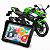 Multimídia Motos 5 Polegadas Kawasaki Ninja 400 2018 até 2026 Carplay e Android Auto Bluetooth Sem Fio À Prova D’água - Imagem 1