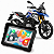 Multimídia Motos 5 Polegadas Mp5 BMW G 310 GS 2018 até 2026 Com Carplay e Android Auto Bluetooth Sem Fio À Prova D’água - Imagem 1