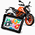 Multimídia Motos 5 Polegadas Mp5 KTM Duke 200 2017 até 2026 Com Carplay e Android Auto Bluetooth Sem Fio À Prova D’água - Imagem 1