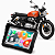 Multimídia Motos 5 Pol Royal Enfield Interceptor 650 2019 até 2026 Carplay Android Auto Bluetooth Sem Fio À Prova D’água - Imagem 1