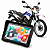Multimídia Moto 5 Polegadas Mp5 Shineray SHI 175 2022 até 2026 Com Carplay Android Auto Bluetooth Sem Fio À Prova D’água - Imagem 1