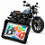 Multimídia Moto 5 Polegadas Mp5 Shineray Iron 250 2021 a 2026 Com Carplay Android Auto Bluetooth Sem Fio À Prova D’água - Imagem 1