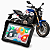 Multimídia Moto 5 Polegadas Mp5 Honda Shadow 750 2005 até 2020 Carplay e Android Auto Bluetooth Sem Fio À Prova D’água - Imagem 1